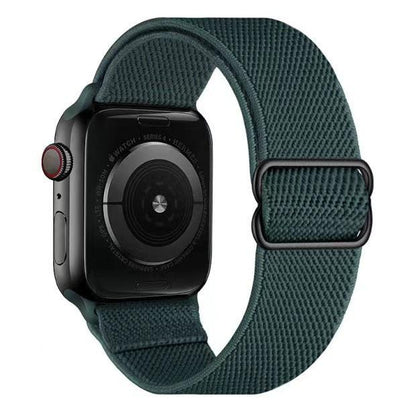 iBandGear Braided Nylon Loop Band for Apple Watch - Forest Green