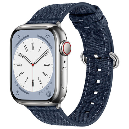 iBandGear Breathable Lightweight Canvas Band for Apple Watch - Royal Blue