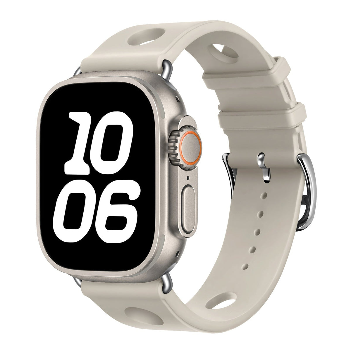 iBandGear BreathFlow Sport Silicone Band for Apple Watch - Starlight