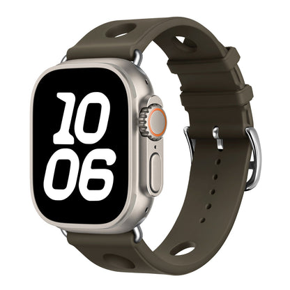 iBandGear BreathFlow Sport Silicone Band for Apple Watch - Khaki