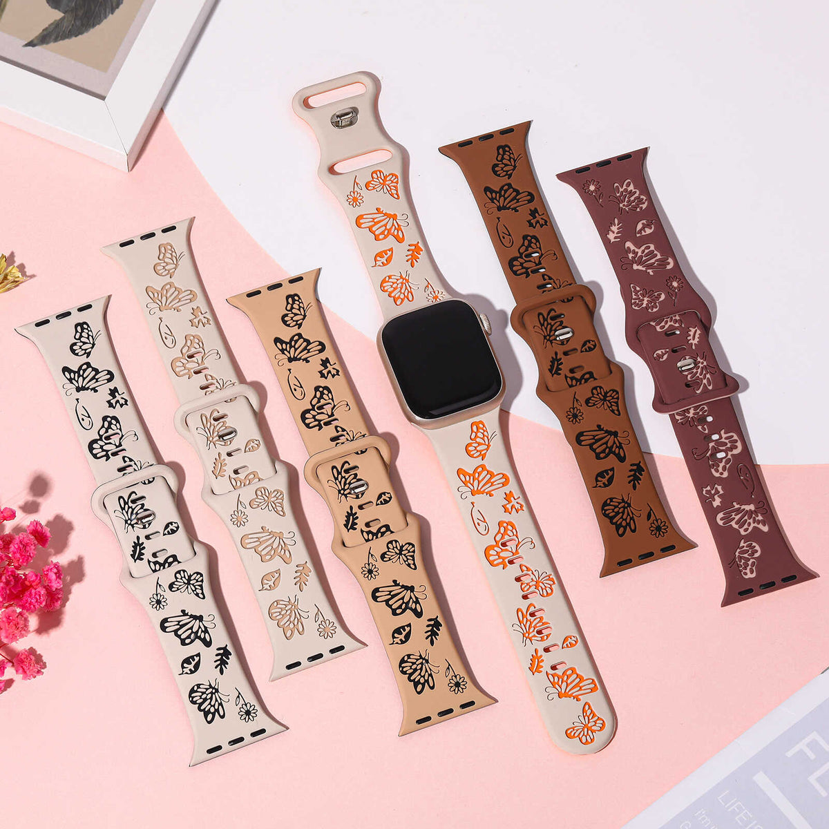 iBandGear Butterfly Whisper Silicone Band for Apple Watch - detail 9