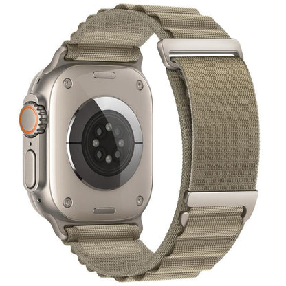 iBandGear C-Buckle Alpine Loop Nylon Band for Apple Watch - Olive Green