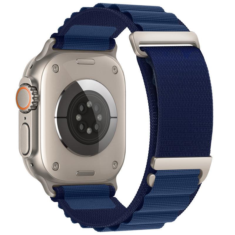 iBandGear C-Buckle Alpine Loop Nylon Band for Apple Watch - Blue