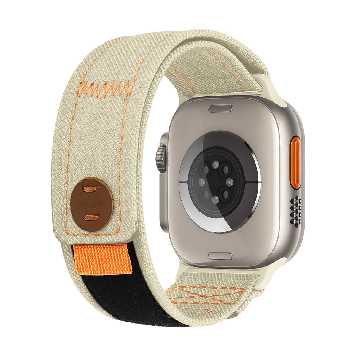 iBandGear Contrast Stitch Denim Loop Band for Apple Watch - Starlight