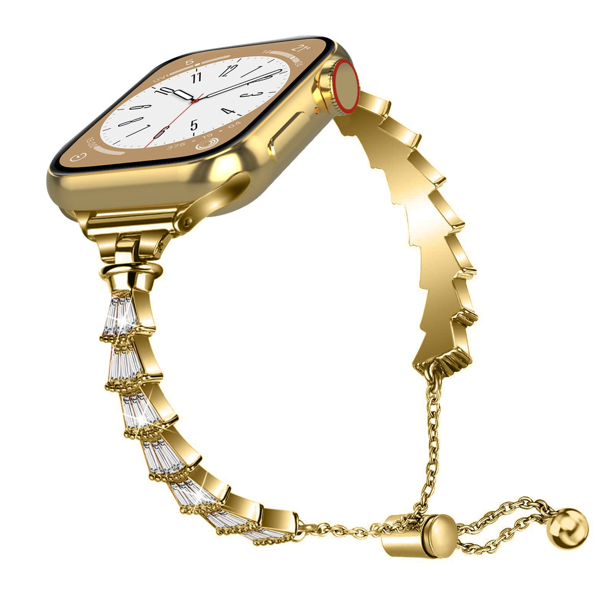 iBandGear Crystal Fringe Jewelry Band for Apple Watch - Gold