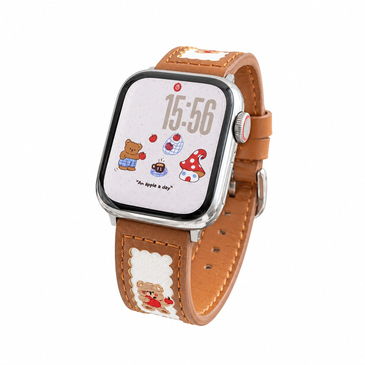 iBandGear Cute Bear Genuine Leather Band for Apple Watch - Brown
