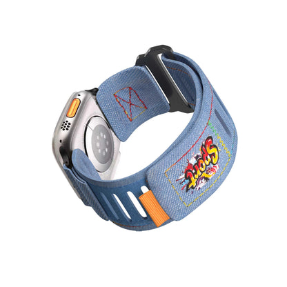 iBandGear Denim Breathable Band for Apple Watch - Light Blue