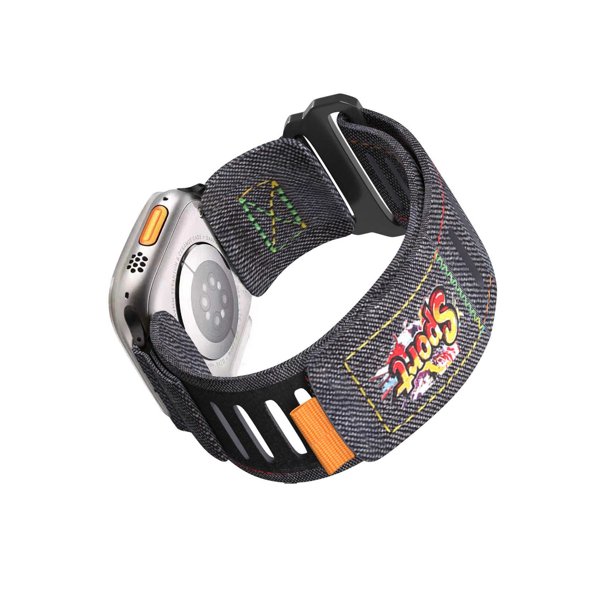 iBandGear Denim Breathable Band for Apple Watch - Gray