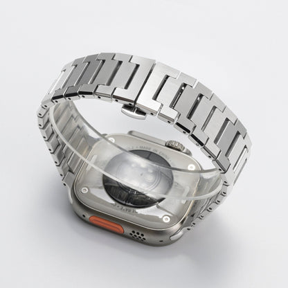 iBandGear DLC-Enhanced Solid Titanium Link Bracelet for Apple Watch - detail 4