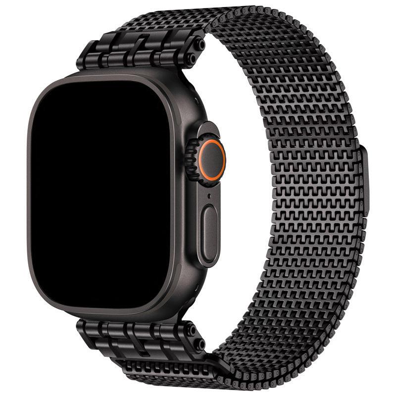 iBandGear Domino Magnetic Stainless Steel Band for Apple Watch - Black