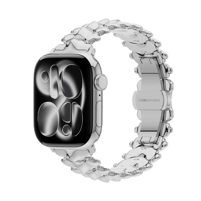 iBandGear Dragon Spine Stainless Steel Band for Apple Watch - Silver