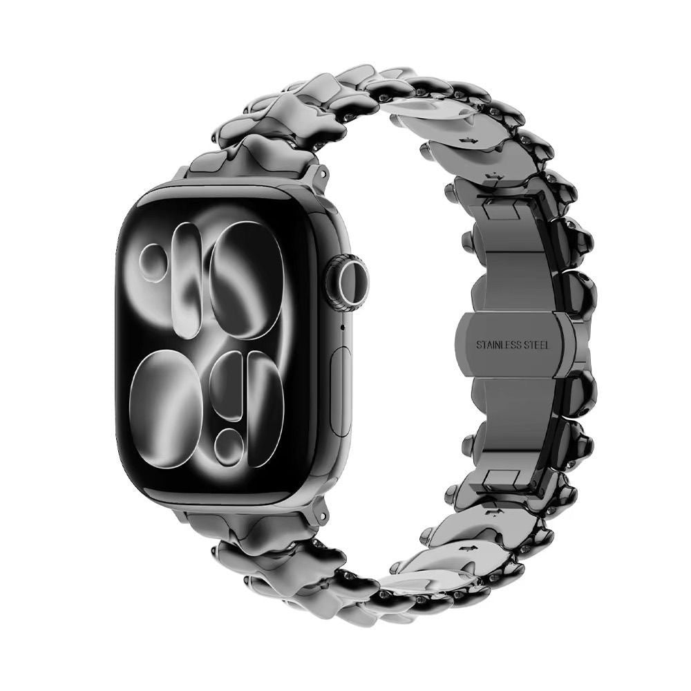 iBandGear Dragon Spine Stainless Steel Band for Apple Watch - Black