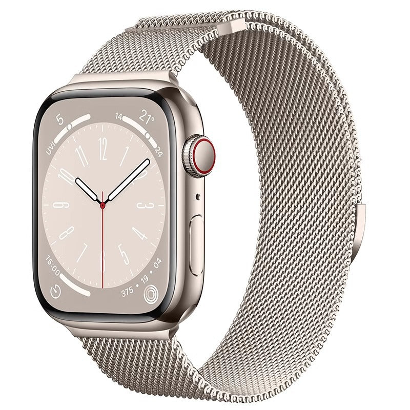 iBandGear Dual-Link Milanese Magnetic Band for Apple Watch - Starlight