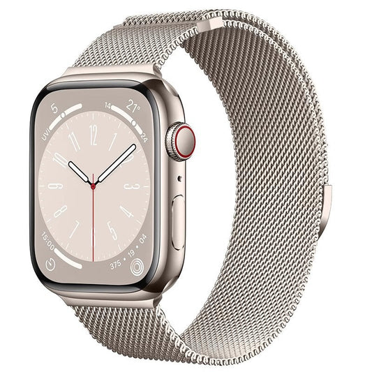 iBandGear Dual-Link Milanese Magnetic Band for Apple Watch - Starlight