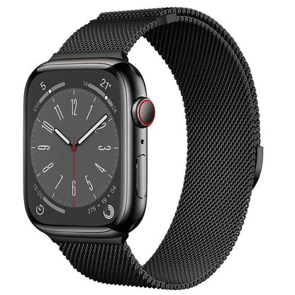 iBandGear Dual-Link Milanese Magnetic Band for Apple Watch - Black