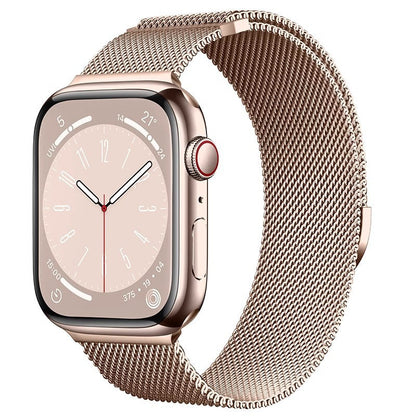 iBandGear Dual-Link Milanese Magnetic Band for Apple Watch - Rose Gold