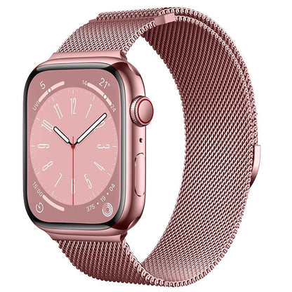iBandGear Dual-Link Milanese Magnetic Band for Apple Watch - Rose Pink