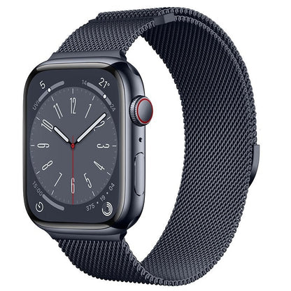 iBandGear Dual-Link Milanese Magnetic Band for Apple Watch - Midnight Blue