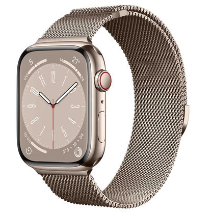 iBandGear Dual-Link Milanese Magnetic Band for Apple Watch - Vintage Gold