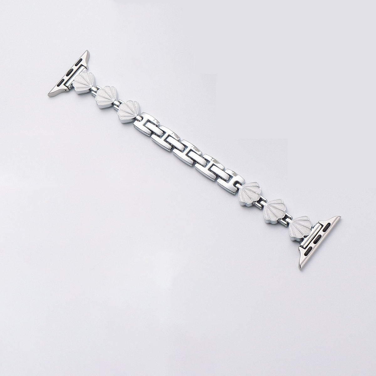 iBandGear Elegant Charm Metal Bracelet Band for Apple Watch - White