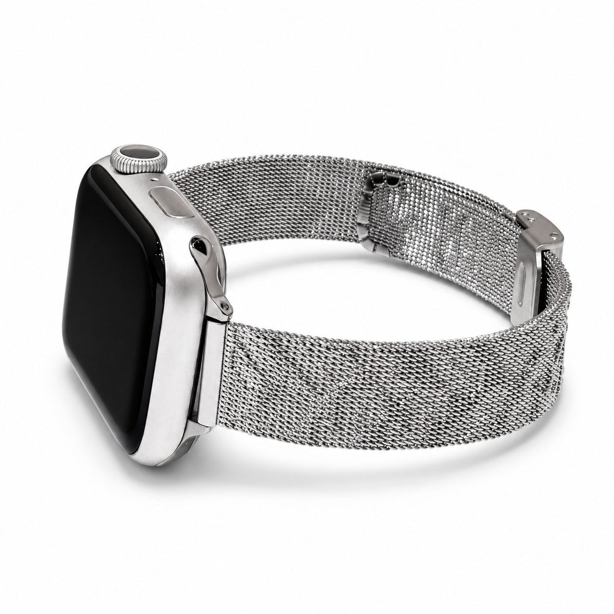 iBandGear Elegant Milanese Mesh Band for Apple Watch - Silver