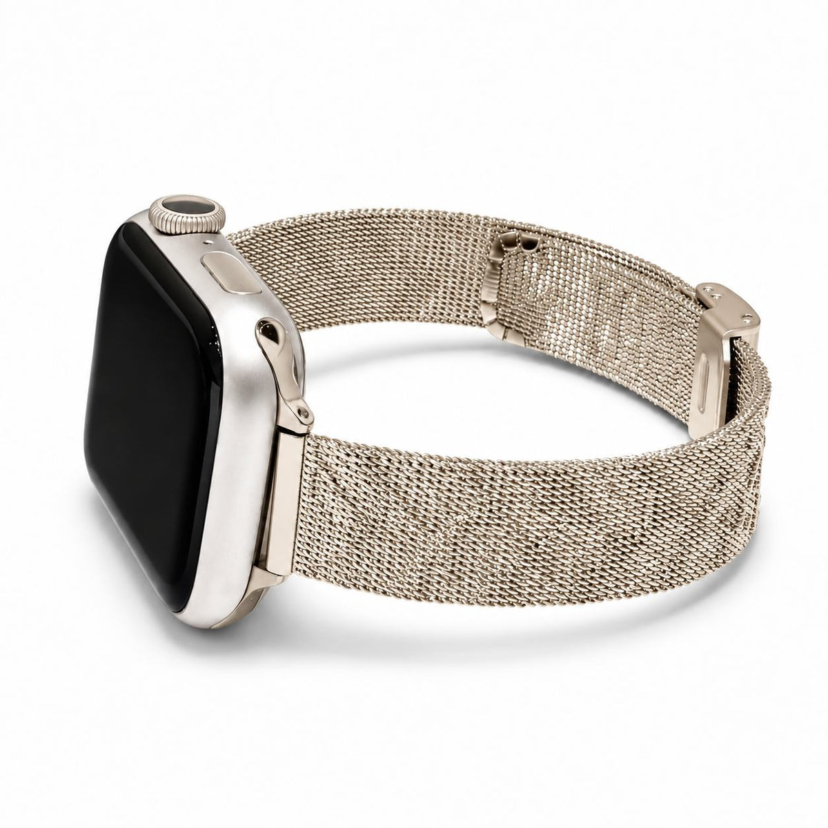 iBandGear Elegant Milanese Mesh Band for Apple Watch - Starlight