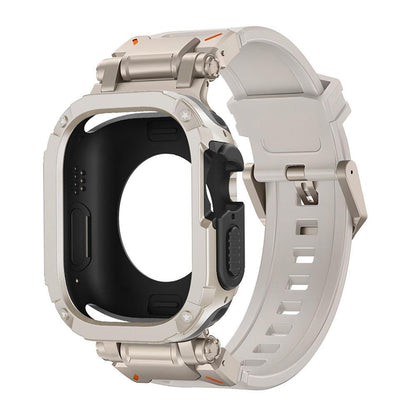 iBandGear Explorer Armor Case & TPU Strap Set for Apple Watch - Starlight