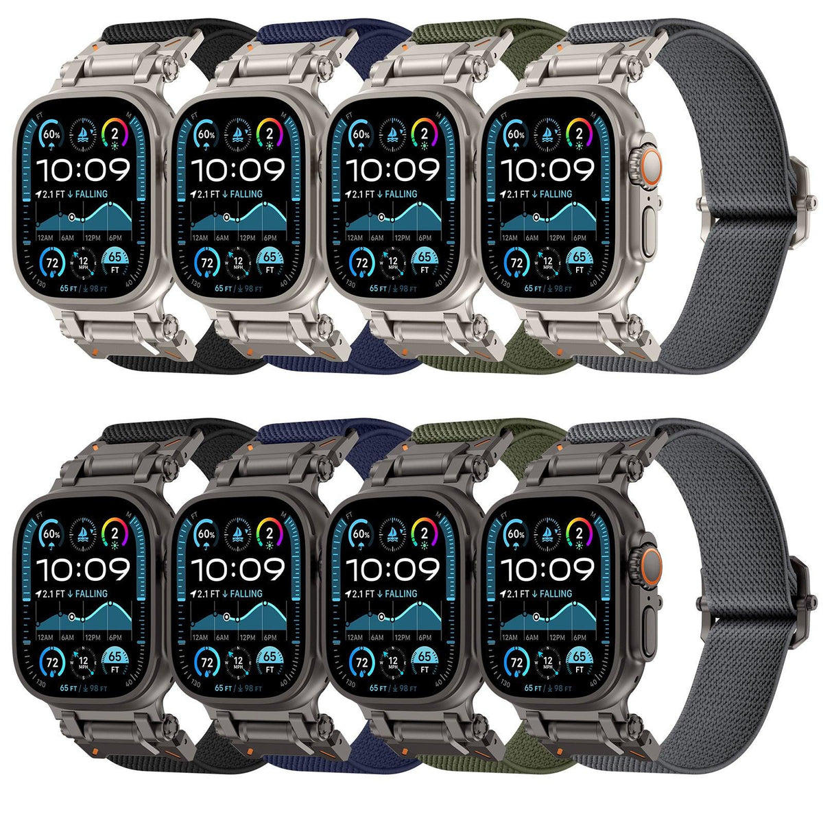 iBandGear Explorer Style Nylon Band with Metal Connectors for Apple Watch - detail 17