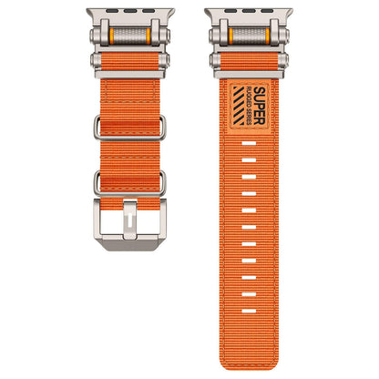 iBandGear Fate Gear Nylon Watch Band - Orange Titanium