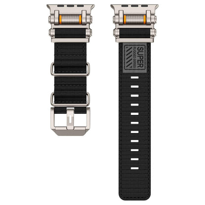 iBandGear Fate Gear Nylon Watch Band - Black Titanium