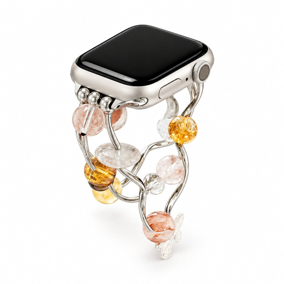 iBandGear Floating Bead Bracelet Band for Apple Watch - Yellow