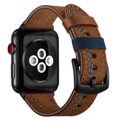 iBandGear Genuine Leather Contrast Stitch Band for Apple Watch - detail 4