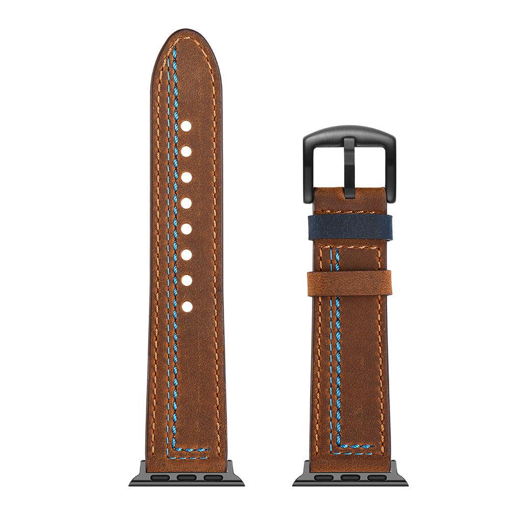 iBandGear Genuine Leather Contrast Stitch Band for Apple Watch - detail 5