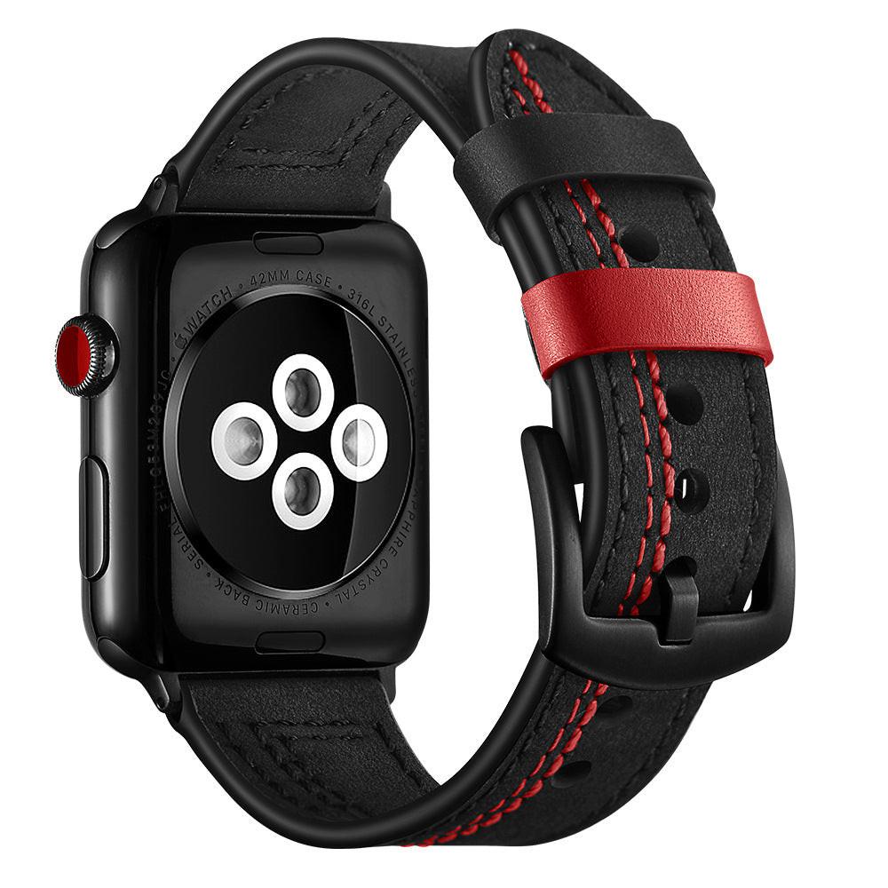 iBandGear Genuine Leather Contrast Stitch Band for Apple Watch - detail 6