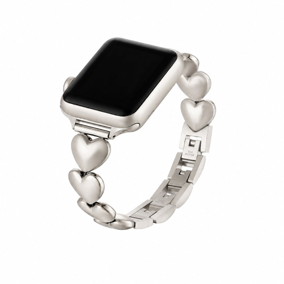 iBandGear Heart Link Metal Bracelet Band for Apple Watch - Starlight