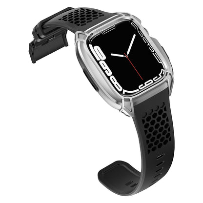 iBandGear Honeycomb Ventilated TPU Band with Stainless Steel Armor Case - detail 6
