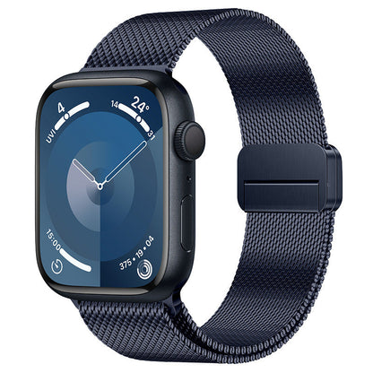 iBandGear Integrated Dual-Magnetic Milanese Band for Apple Watch - Ocean Blue
