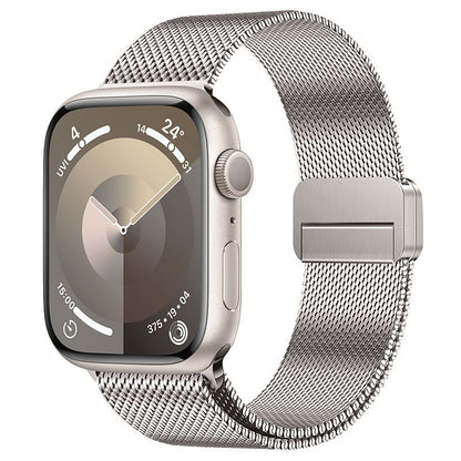 iBandGear Integrated Dual-Magnetic Milanese Band for Apple Watch - Starlight