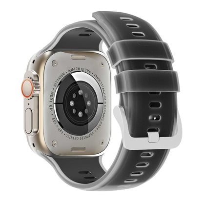 iBandGear Jelly Translucent Silicone Band for Apple Watch - Black