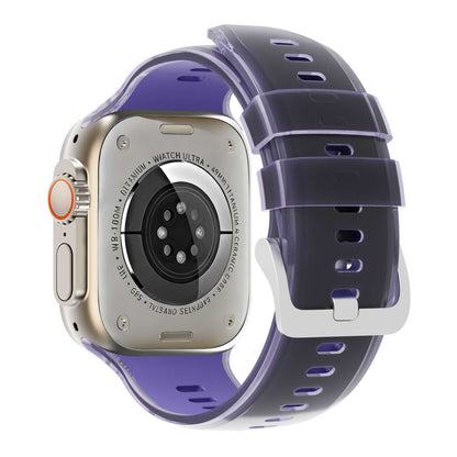 iBandGear Jelly Translucent Silicone Band for Apple Watch - Purple