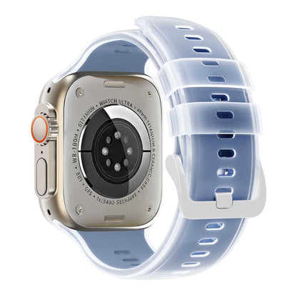 iBandGear Jelly Translucent Silicone Band for Apple Watch - Light Blue