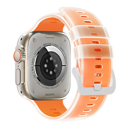 iBandGear Jelly Translucent Silicone Band for Apple Watch - Orange