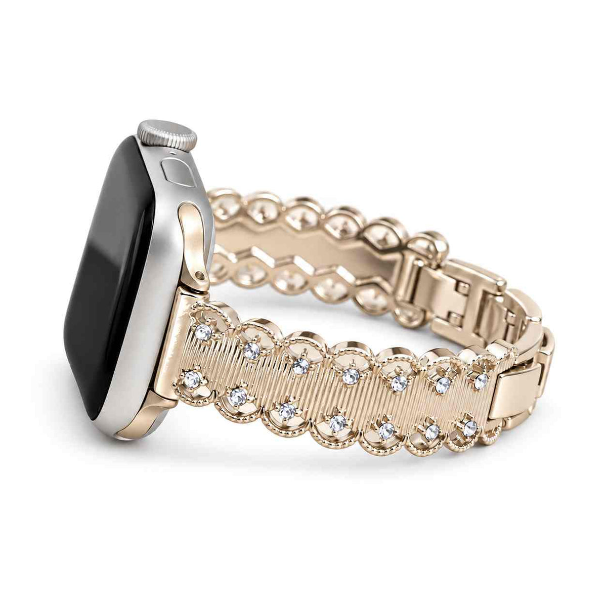 iBandGear Lace Crystal Jewelry Band for Apple Watch - Starlight