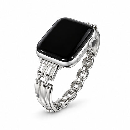 iBandGear Luna X-Link Jewelry Bracelet Band for Apple Watch - Silver