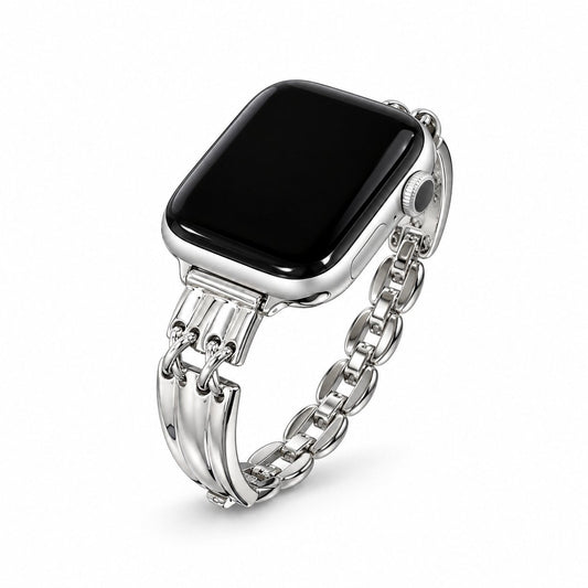 iBandGear Luna X-Link Jewelry Bracelet Band for Apple Watch - Silver