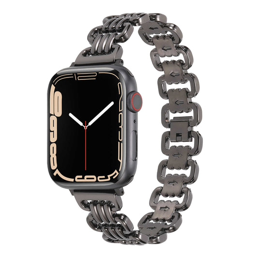 iBandGear Luxe Chain Bracelet Band for Apple Watch - Black