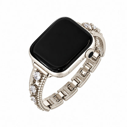 iBandGear Luxe Zircon Hollow Copper Band for Apple Watch - Starlight