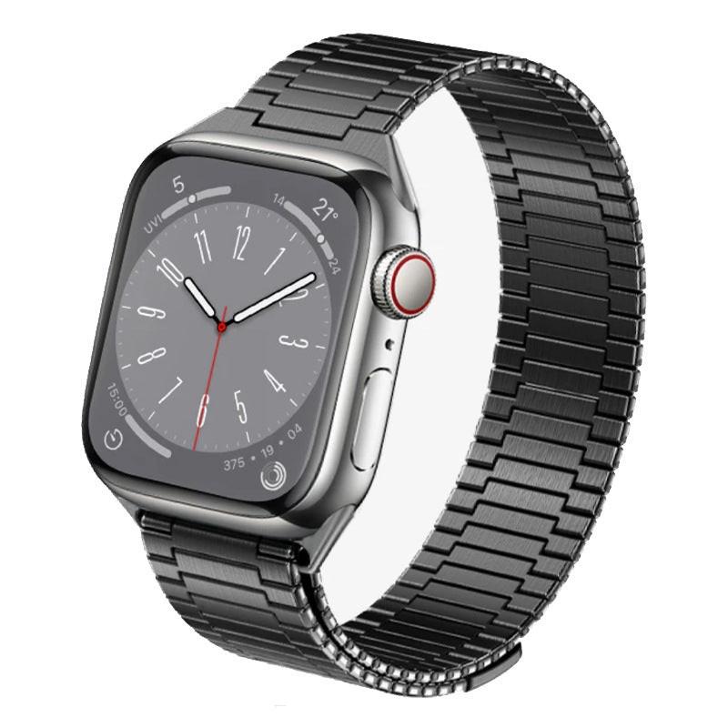 iBandGear Magnetic Steel Loop Band for Apple Watch - Black