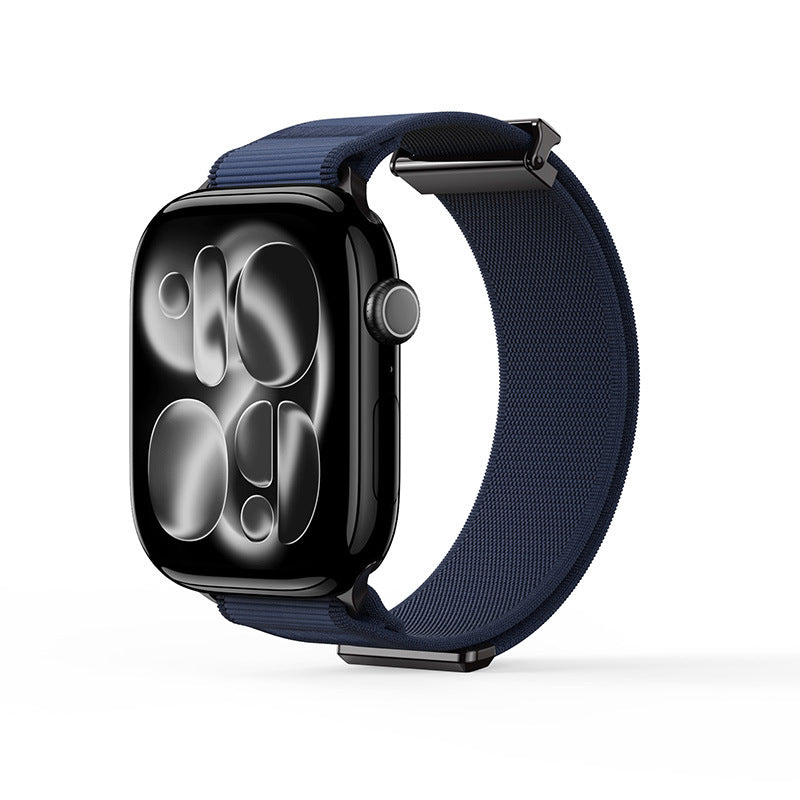 iBandGear Magnetic Woven Loop Band for Apple Watch - Blue