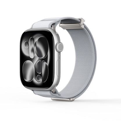 iBandGear Magnetic Woven Loop Band for Apple Watch - Light Gray
